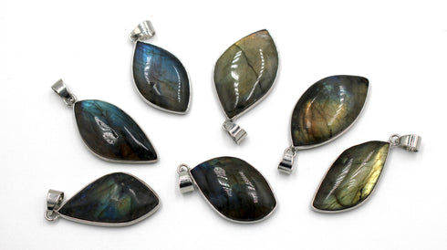 labradorite irregular slab pendant, slab pendant, 20-25mm x 35mm, sold as 1 piece, labradorite pendants, smooth pendant,